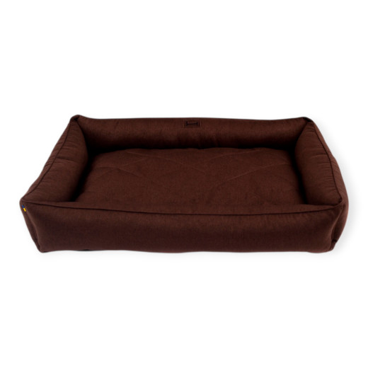 Harley & Cho Sofa Brown лежак з підсиленою поверхнею для собак, коричневий - XL
