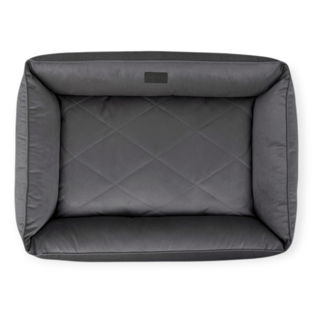 Harley & Cho Sofa Graphite лежак з підсиленою поверхнею для собак, графітовий - XXL