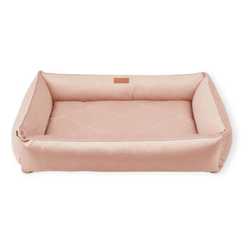 Harley & Cho Sofa Velour Pudra велюровий лежак для собак, пудровий - L