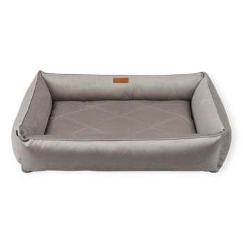 Harley & Cho Sofa Velour Gray велюровий лежак для собак, сірий - XL