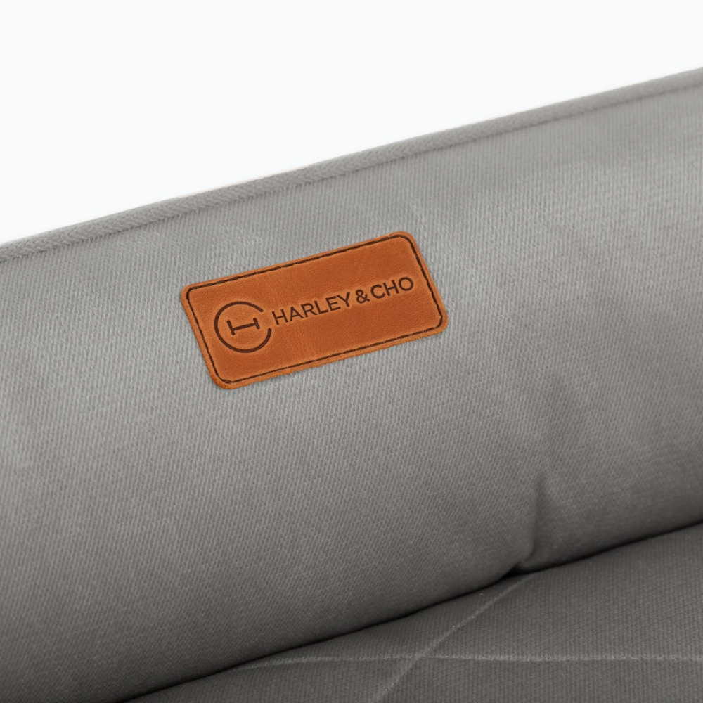 Harley & Cho Sofa Velour Gray велюровий лежак для собак, сірий - XXL