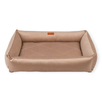 Harley & Cho Sofa Velour Beige велюровий лежак для собак, бежевий - L