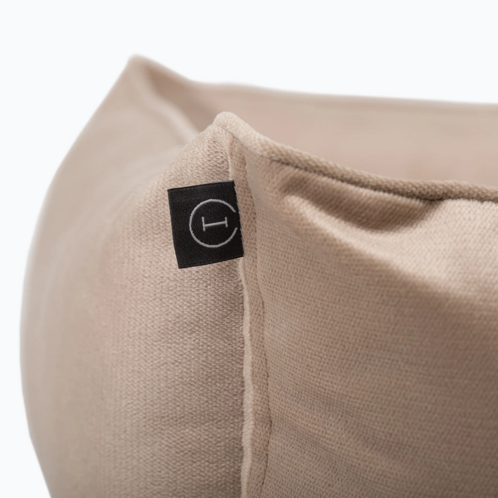 Harley & Cho Sofa Velour Beige велюровий лежак для собак, бежевий - XL