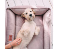 Harley & Cho Dreamer Velour Pudra велюровий лежак для собак та котів, пудровий - S