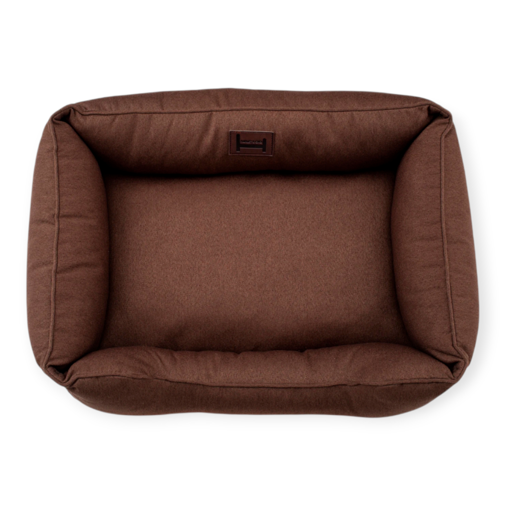 Harley & Cho Dreamer Brown лежак з бортиками для собак, коричневий - XL