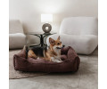 Harley & Cho Dreamer Velvet Brown вельветовий лежак для собак та котів, коричневий - S