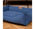 Harley & Cho Dreamer Velvet Denim вельветовий лежак для собак, синій - L