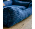 Harley & Cho Dreamer Velvet Denim вельветовий лежак для собак та котів, синій - S