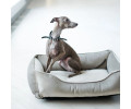 Harley & Cho Dreamer Velour Gray велюровий лежак для собак та котів, сірий - S