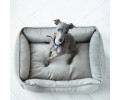 Harley & Cho Dreamer Velour Gray велюровий лежак для собак та котів, сірий - S