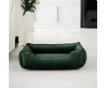 Harley & Cho Dreamer Velour Green велюровий лежак для собак та котів, зелений - М