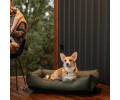 Harley & Cho Dreamer Waterproof Brown вологостійкий лежак для собак, хакі - M