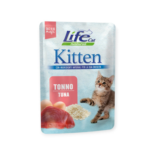 LifeCat Le Ricette пауч для кошенят, з тунцем - 70 г
