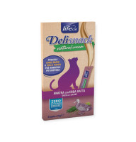LifeCat Deli Snack Natural Cream кремові ласощі, з качкою та котячою м'ятою - 15 г х 6 шт