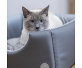 Harley & Cho Cabrio Grey будинок-лежак для собак та котів, сірий - M
