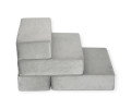 Harley & Cho Tetris Double Velour Gray велюрові сходинки для собак, сірий - 36 х 22 см