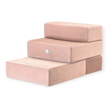 Harley & Cho Tetris Double Velour Cacao велюрові сходинки для собак, какао - 36 х 22 см