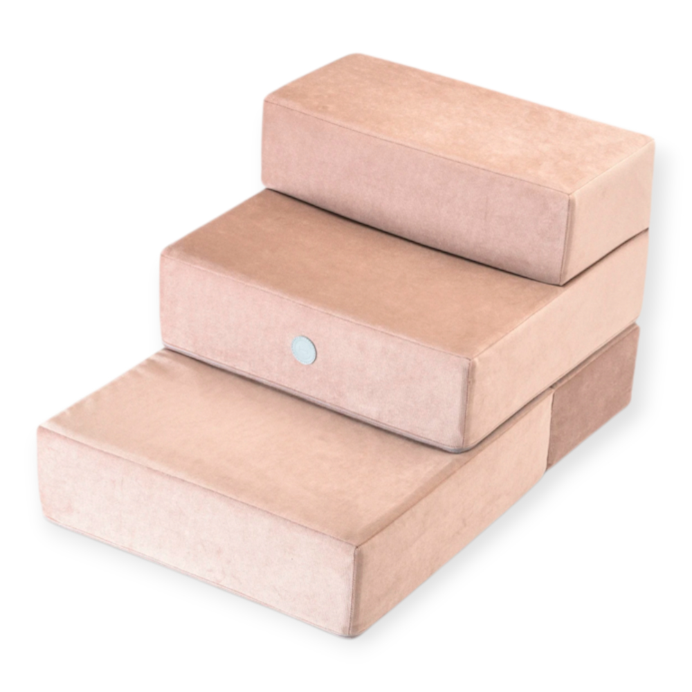 Harley & Cho Tetris Double Velour Cacao велюрові сходинки для собак, какао - 36 х 22 см