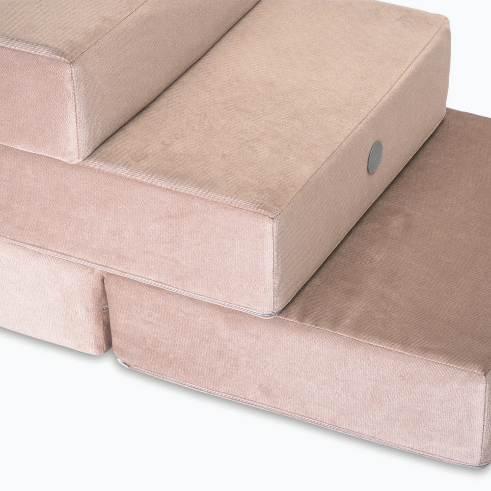 Harley & Cho Tetris Double Velour Cacao велюрові сходинки для собак, какао - 36 х 22 см