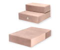 Harley & Cho Tetris Double Velour Cacao велюрові сходинки для собак, какао - 36 х 22 см