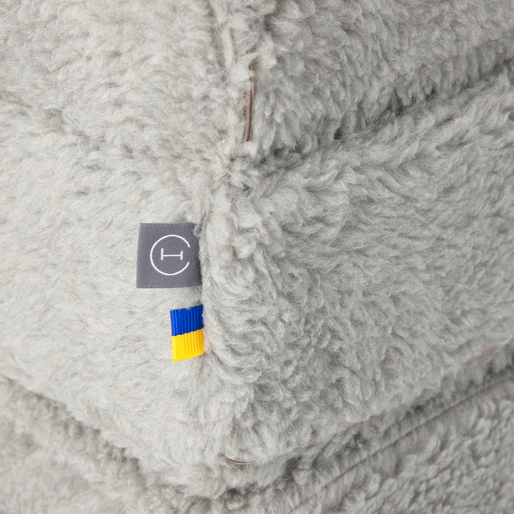 Harley & Cho Tetris Double Gray Fur хутряні сходинки для собак, сірий - 36 х 22 см