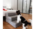 Harley & Cho Tetris Double Gray Fur хутряні сходинки для собак, сірий - 36 х 22 см