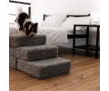 Harley & Cho Tetris Double Gray Fur хутряні сходинки для собак, сірий - 36 х 22 см
