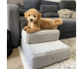 Harley & Cho Tetris Single Gray Fur хутряні сходинки для собак, сірий - 24 х 44 см