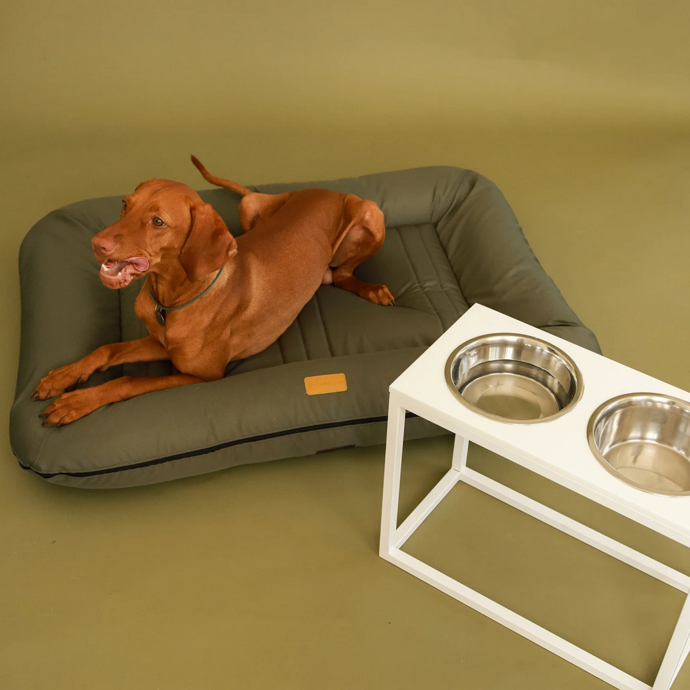 Harley & Cho Lounger Waterproof Khaki двосторонній лежак для собак, хакі - XL