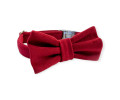 Harley & Cho Burgundy нашийник-метелик для собак і котів, бордовий - S