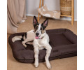 Harley & Cho Lounger Waterproof Brown двосторонній лежак для собак, коричневий -L