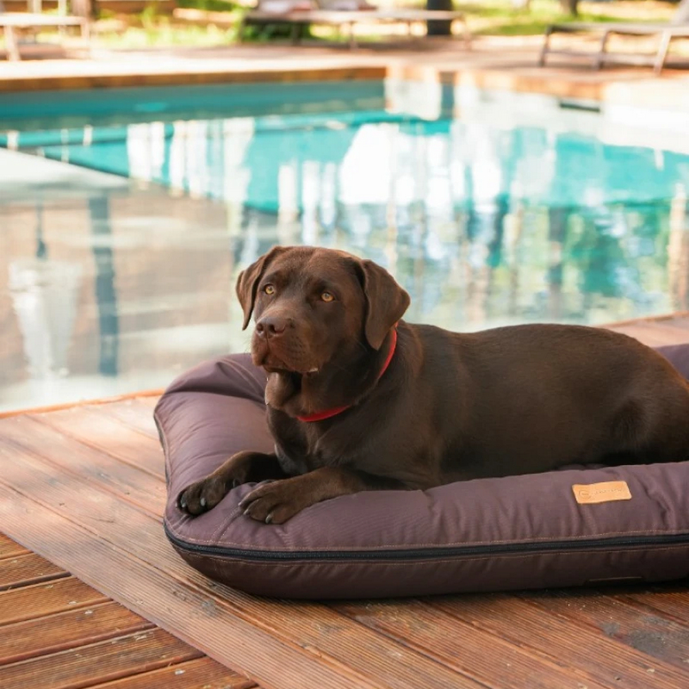 Harley & Cho Lounger Waterproof Brown двосторонній лежак для собак, коричневий -XXL