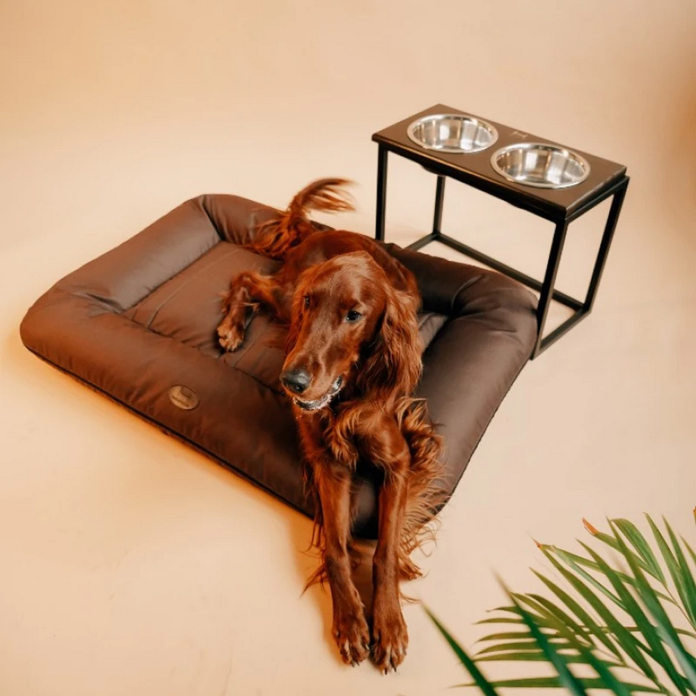 Harley & Cho Lounger Waterproof Brown двосторонній лежак для собак, коричневий -XL