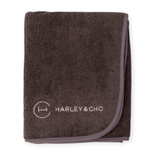 Harley & Cho Fluffy Anthracite рушник для собак та котів - 100х65 см