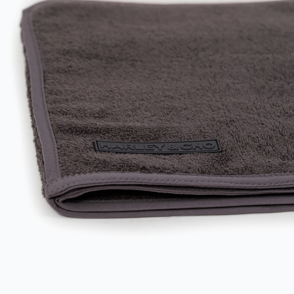 Harley & Cho Fluffy Anthracite рушник з кишеньками для собак та котів - 100х25 см