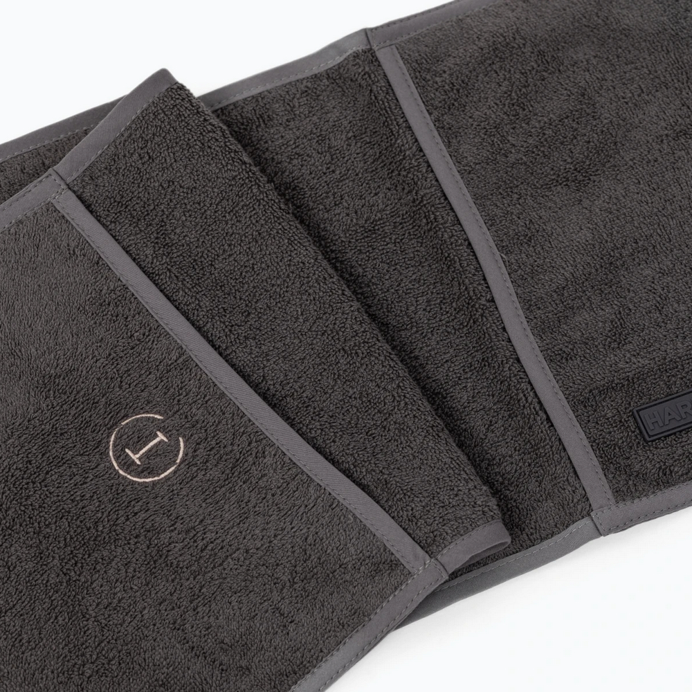 Harley & Cho Fluffy Anthracite рушник з кишеньками для собак та котів - 100х25 см