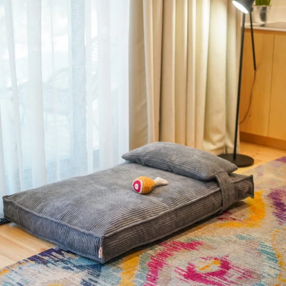 Harley & Cho Pillow Memory Foam Gray ортопедична подушка для котів і собак, сірий -  L