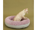 Harley & Cho Bagel Pink овальний лежак для собак та котів, рожевий - S
