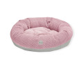 Harley & Cho Bagel Pink овальний лежак для собак та котів, рожевий - S