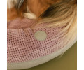 Harley & Cho Bagel Pink овальний лежак для собак та котів, рожевий - S