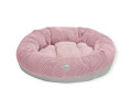 Harley & Cho Bagel Pink овальний лежак для собак та котів, рожевий - М