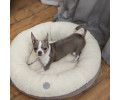 Harley & Cho Bagel Fur Milky овальний лежак для собак та котів - S