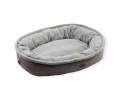 Harley & Cho Donut Fur Gray овальный лежак для собак, сірий - M
