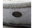 Harley & Cho Donut Fur Gray овальный лежак для собак, сірий - L