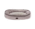 Harley & Cho Donut Soft Touch Gray овальный лежак для собак, сірий - M