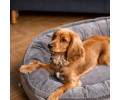 Harley & Cho Donut Soft Touch Gray овальный лежак для собак, сірий - M