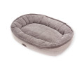 Harley & Cho Donut Soft Touch Gray овальный лежак для собак, сірий - M