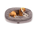 Harley & Cho Donut Soft Touch Gray овальный лежак для собак, сірий - M