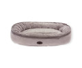 Harley & Cho Donut Soft Touch Gray овальный лежак для собак, сірий - L