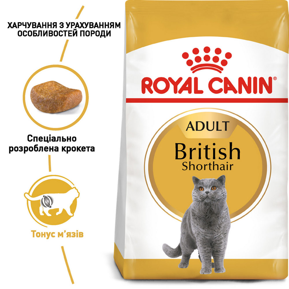 Royal Canin British Shorthair Adult корм для котів породи британська короткошерста - 4 кг